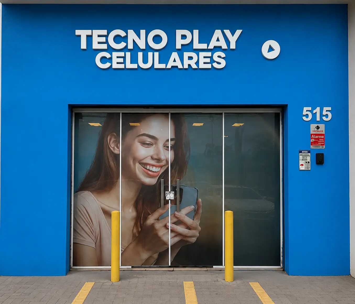 Fachada da loja Tecno Play Celulares em Campinas